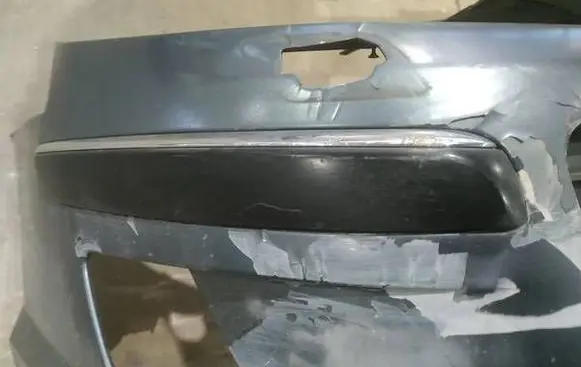 Peugeot 407 Front bumper splitter molding 
