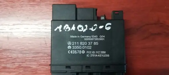 Keyless (KESSY) go control unit/module
