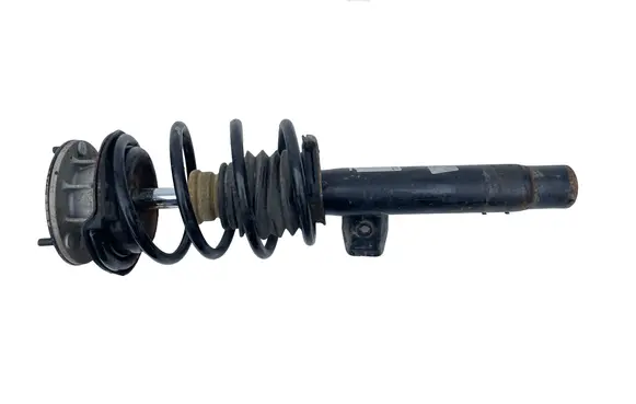 Front shock absorber with coil spring