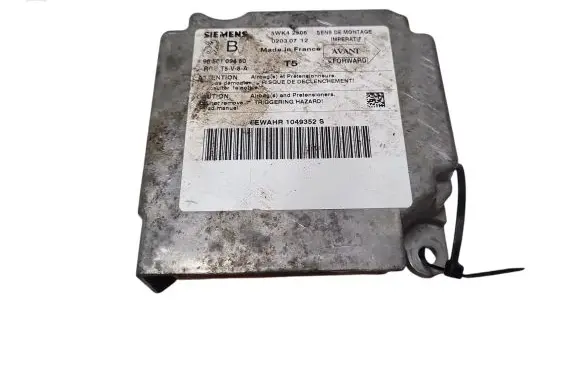 Peugeot 307 Airbag control unit/module 9650109480 5WK42908