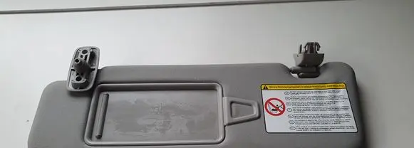 KIA Sportage Sun visor