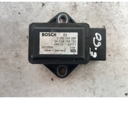 BMW 5 E60 E61 ESP acceleration yaw rate sensor 34526758750 0022956 0265005266
