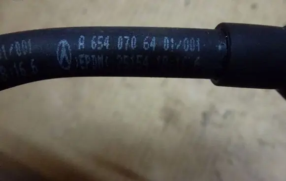 Mercedes-Benz Sprinter W906 Vacuum line/pipe/hose A6540706401-T