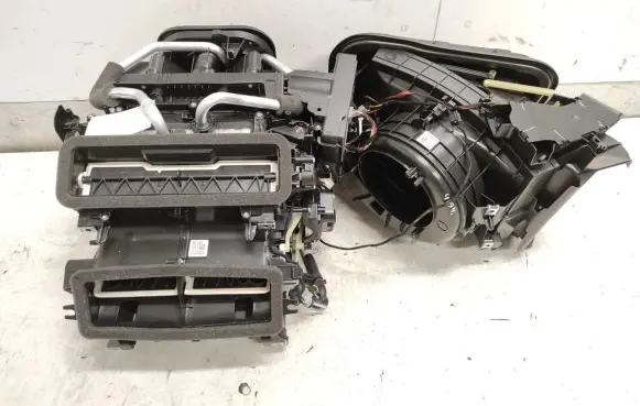 Interior heater climate box assembly