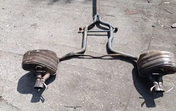Porsche Panamera (970) Rear muffler/silencer tail pipe 