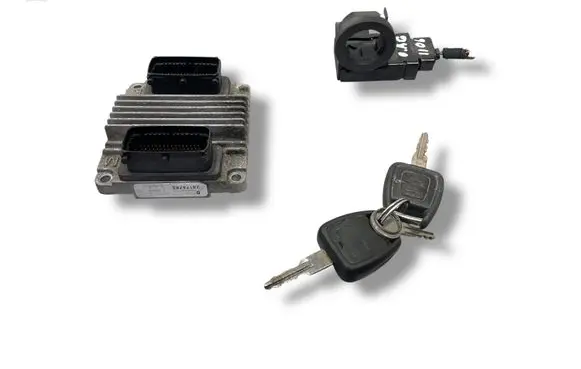 Opel Astra G Engine ECU kit and lock set 28176783 24418927 09131786