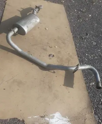 Fiat Ducato Rear muffler/silencer tail pipe 283685 283685ALU