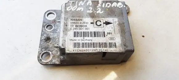 Nissan Almera Tino Airbag control unit/module 988204U400 0285001361