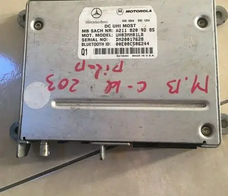 Mercedes-Benz C W203 Bluetooth control unit module A2118209285 DM20017628
