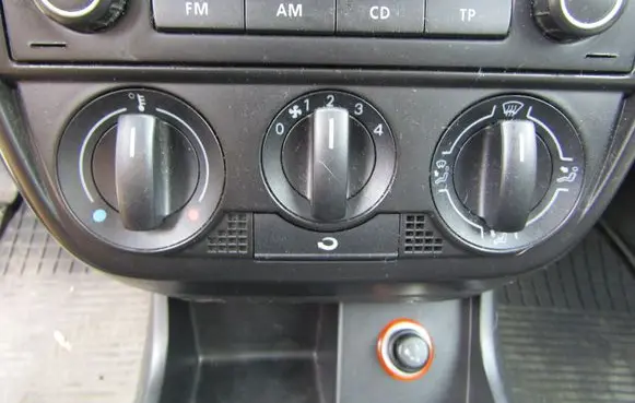 Volkswagen Fox Air conditioning/heating control unit 
