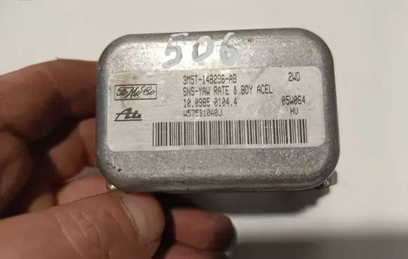 Ford Focus C-MAX ESP acceleration yaw rate sensor 3M5T14B296AB 10098501044