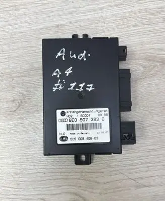 Audi A4 S4 B7 8E 8H Tow bar trailer control unit/module 8E0907383C S0004 5DS00840803