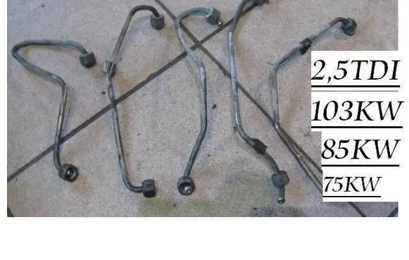 Audi A6 S6 C4 4A Fuel injector supply line/pipe 25TDI85KW103KW