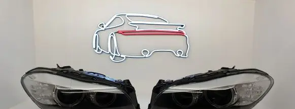 BMW 5 F10 F11 Headlights/headlamps set 7203245
