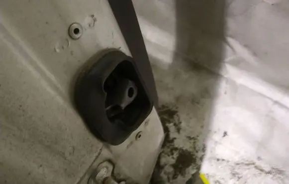 Rear door check strap stopper