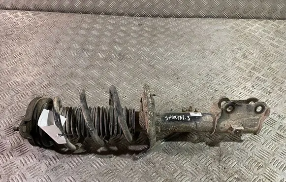 Front shock absorber with coil spring