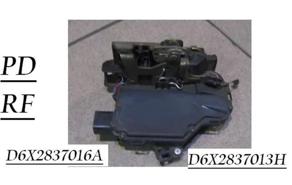 Volkswagen Jetta III Front door lock D6X2837013H D6X2837016A