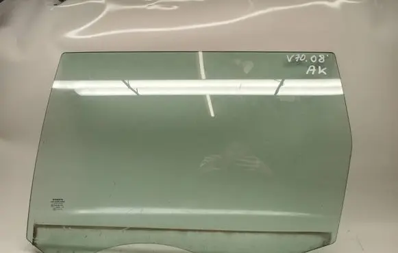 Volvo V70 Rear door window glass 43R001105 DOT57M20AS2 E000186