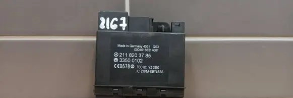 Mercedes-Benz E W211 Keyless (KESSY) go control unit/module 2118203785 00040165214001 33500102
