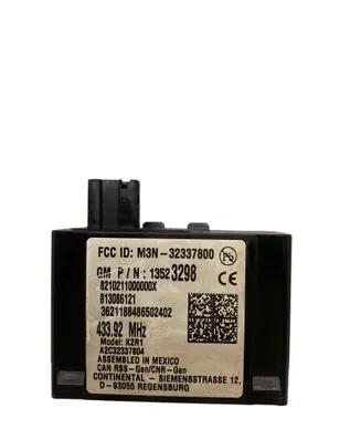 Chevrolet Silverado Keyless (KESSY) go control unit/module 13523298