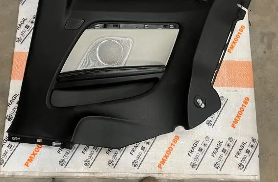 Rear door card panel trim
