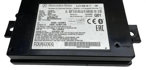 Mercedes-Benz E W213 Other control units/modules A2139003617 A2139014109 2139003617