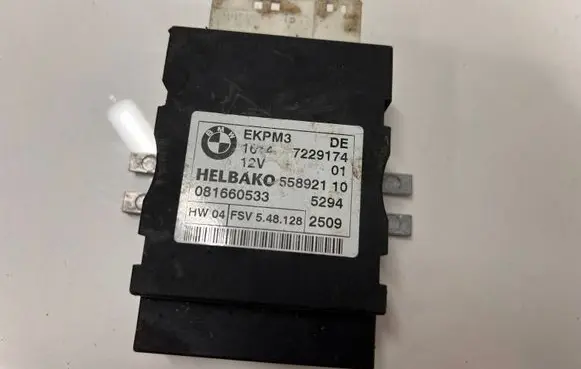 BMW X5 E70 Fuel injection pump control unit/module 7229174