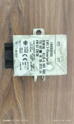 BMW 5 E39 Immobilizer control unit/module 61356905668 05393244