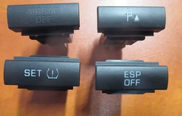 Skoda Octavia Mk2 (1Z) Other switches/knobs/shifts
