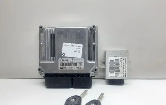 BMW X3 E83 Engine ECU kit and lock set 7811111 0281013924 9145350