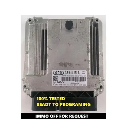 Audi Q7 4L Engine control unit/module 0281018301 4L2910401B 4L0907401C