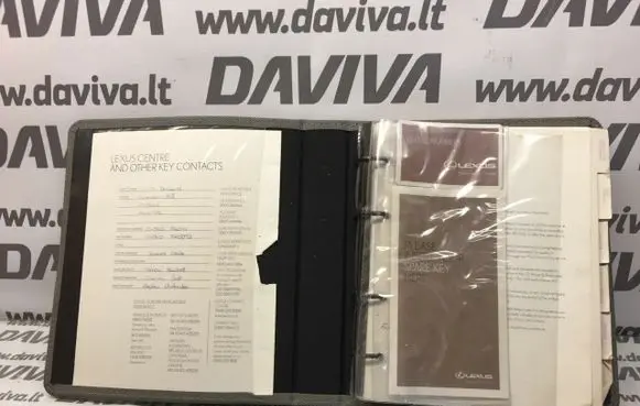 Lexus GS 300 400 430 Owners service history hand book 