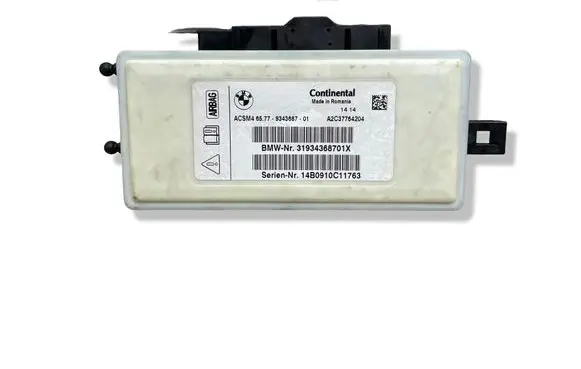 BMW 5 F10 F11 Airbag control unit/module 9343687 14B0910C11763 A2C37764204
