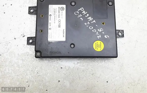 Volkswagen PASSAT B6 Bluetooth control unit module 3c0035729e