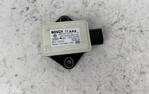 Audi A4 S4 B8 8K ESP acceleration yaw rate sensor 8R0907637B 0265005853