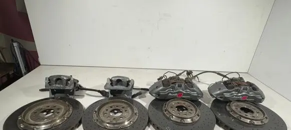 Audi A8 S8 D3 4E Brake discs and calipers set 4E0615105AF 4E0615106AN 4E0615302A