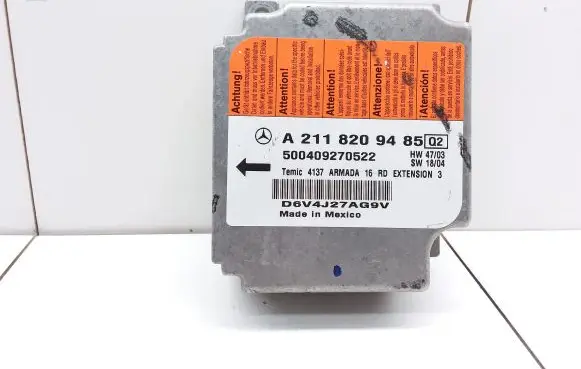 Mercedes-Benz E W211 Airbag control unit/module A2118209485 500409270522