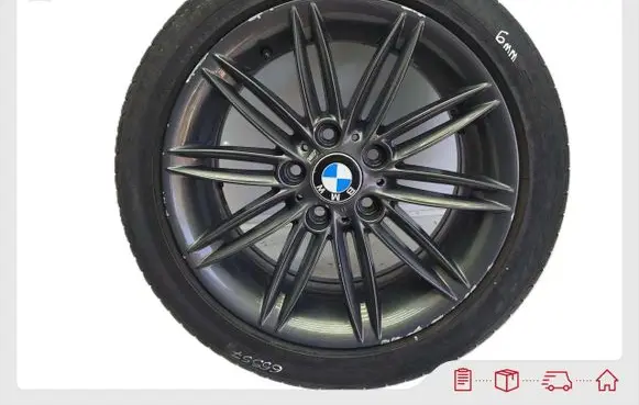 BMW 3 E90 E91 R17 alloy rim 36118036938 8036938