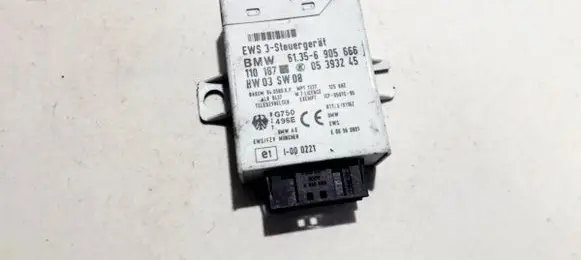 BMW 3 E46 Immobilizer control unit/module 61356905666 05393245