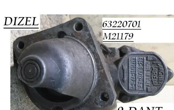 Fiat Ducato Starter motor 63220701 M21179