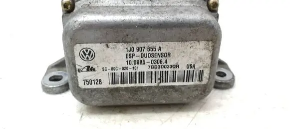 Volkswagen Golf IV ESP acceleration yaw rate sensor 1J0907655A 10098503064 7GD3D033QR