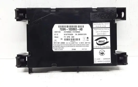 Volvo S80 Bluetooth control unit module 7G9N10D893AB 31210293