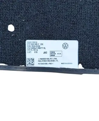 Volkswagen Caddy Car floor mat set 5TC864436F 0002170210