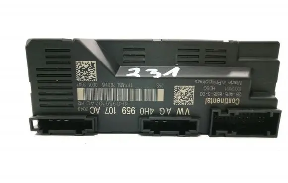 Audi A8 S8 D4 4H Tailgate/trunk control unit/module 4H0959107AC