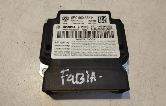 Skoda Fabia Mk2 (5J) Airbag control unit/module 6R0959655K 0285010793