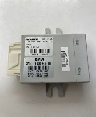 BMW 5 F10 F11 Air suspension control unit module (rear) 6857943 004014002 4461500710