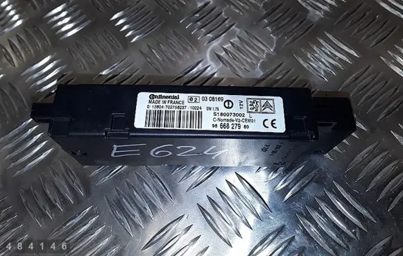 Peugeot 207 CC Bluetooth control unit module 9666827980