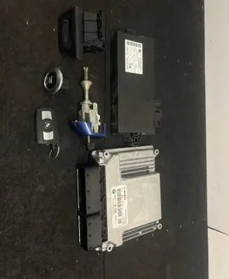 BMW 1 E81 E87 Engine ECU kit and lock set 8506434 5WK49515ABR 0281016106