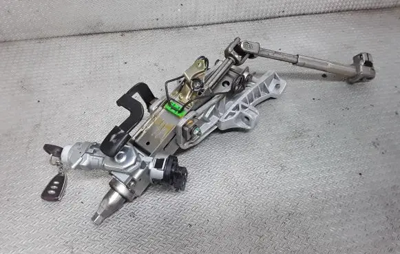 Steering wheel axle set