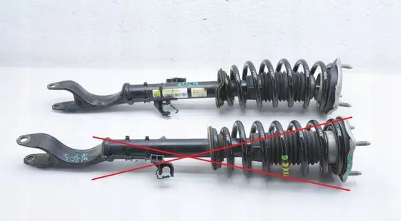 Mercedes-Benz C W205 Rear shock absorber with coil spring A2053200566